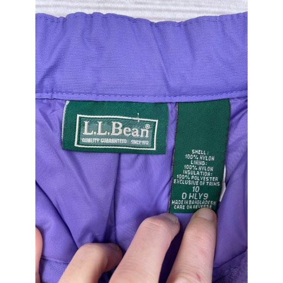 L.L. Bean Kids Snow Pants Purple 10 - Picture 5 of 11